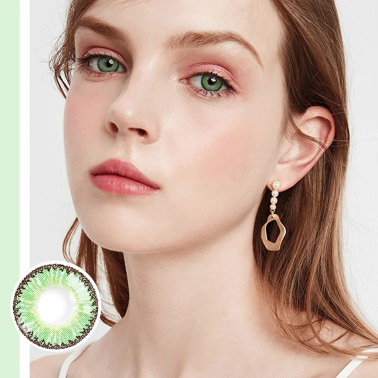 

realkoko realcon colored blends 14.5mm 3 tone big eye colored contacts
