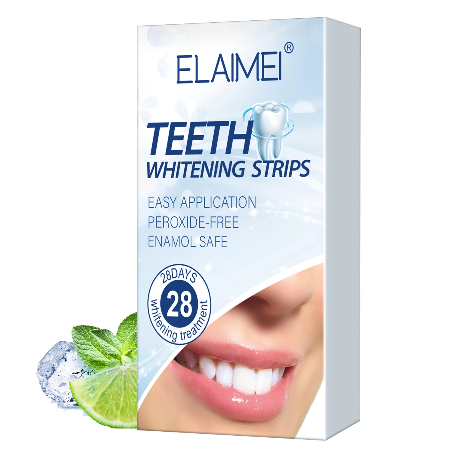 

Elaimei Private Teeth Whitening Strips Dental Whitening Strips Teeth Whitening Stickers For Home Use