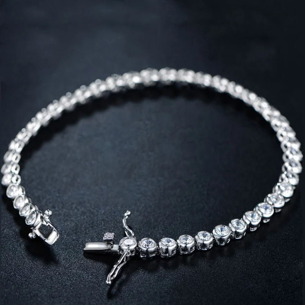 product-BEYALY-Beauty Girls AAA Cz Silver Bracelets Souvenir For Party-img