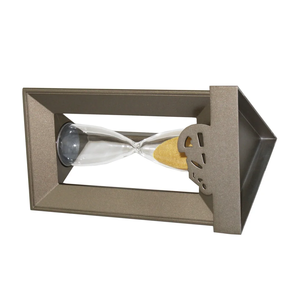 
3 minutes brass hour glass gold reloj de arena table clock big hourglass custom sand timer 