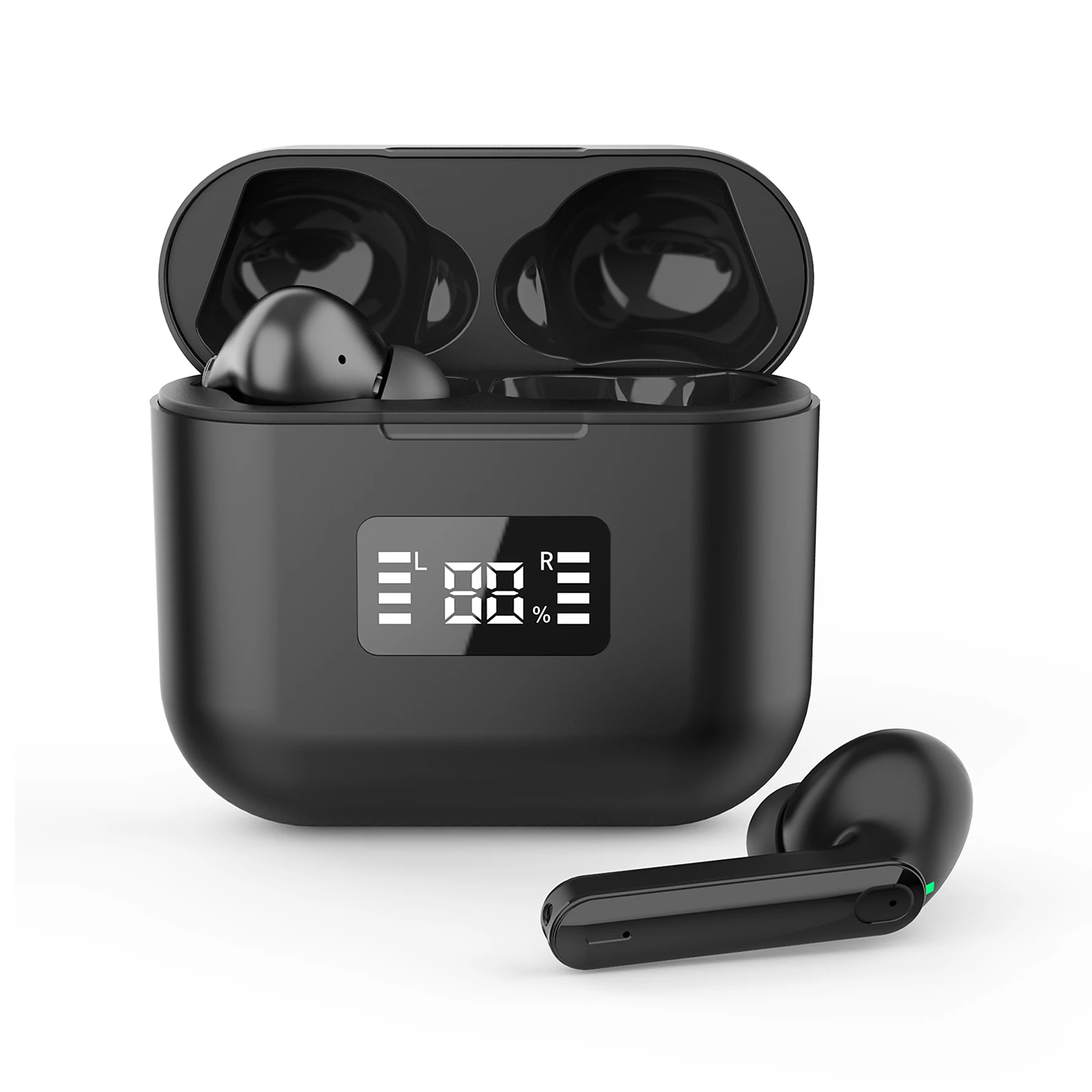 

Cirtek free shipping tws noise cancelling earbuds for sleeping artiste wireless tv headphones exercise headphones earbuds, Black