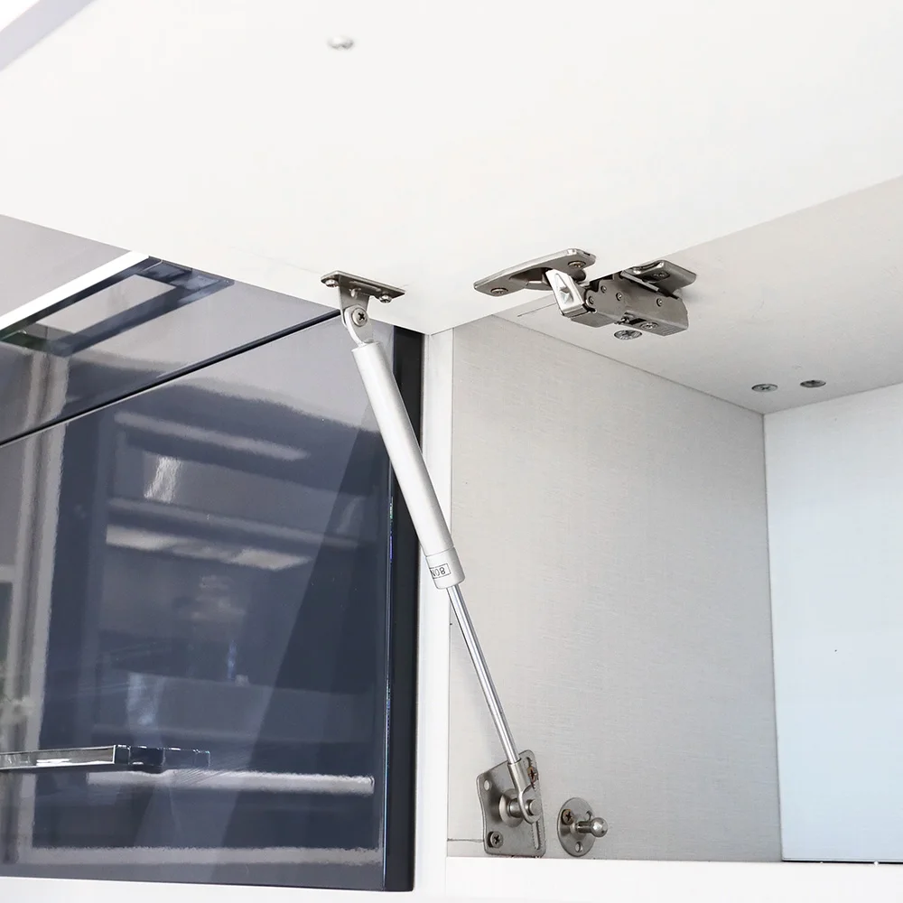 キャビネットドアガスストラットリフトリッドサポートフラップステイダンパーガススプリングキッチンキャビネット食器棚用 Buy ガススプリング