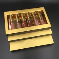 

New design hot sell 6 color liquid lipstick set makeup for beauty