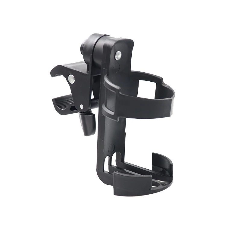 

Universal Bike Bottle Cage For MTB Stroller Motorcycle Black Carrier With Clips Bottle Holder For Bike Baby Stroller Cup Holder, Black color