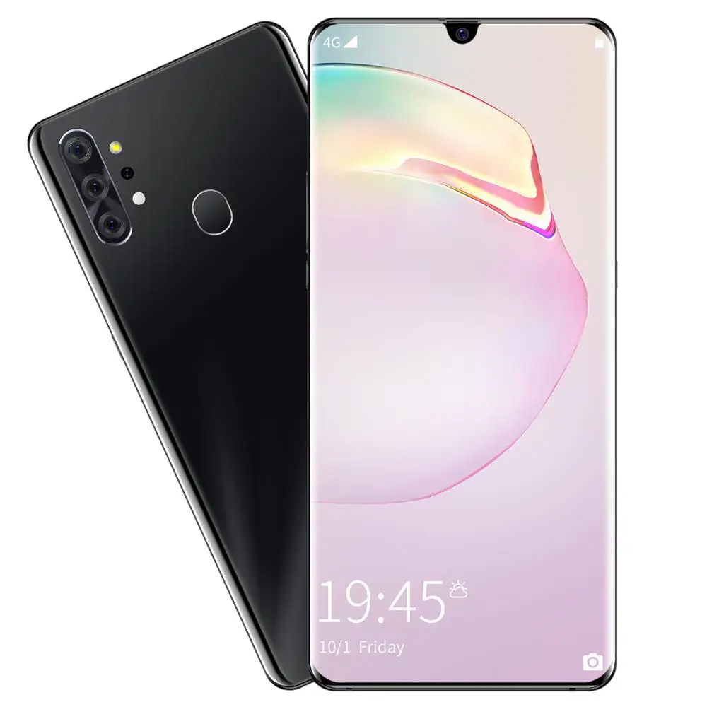 Free shipping Ponsel unlocked Global 6.7 inch Note 20+ Fingerprint unlock mobile android 9.1 Smartphone cheap mobile