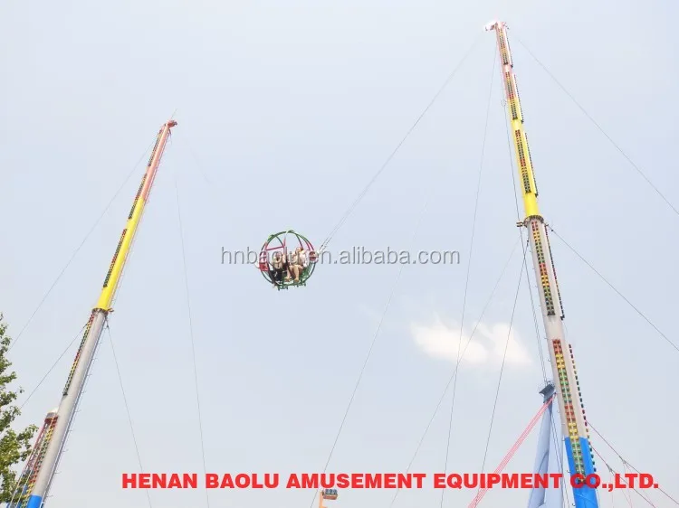 36m Running Height 2 Seats Mobile Amusement Rides Slingshot Buy