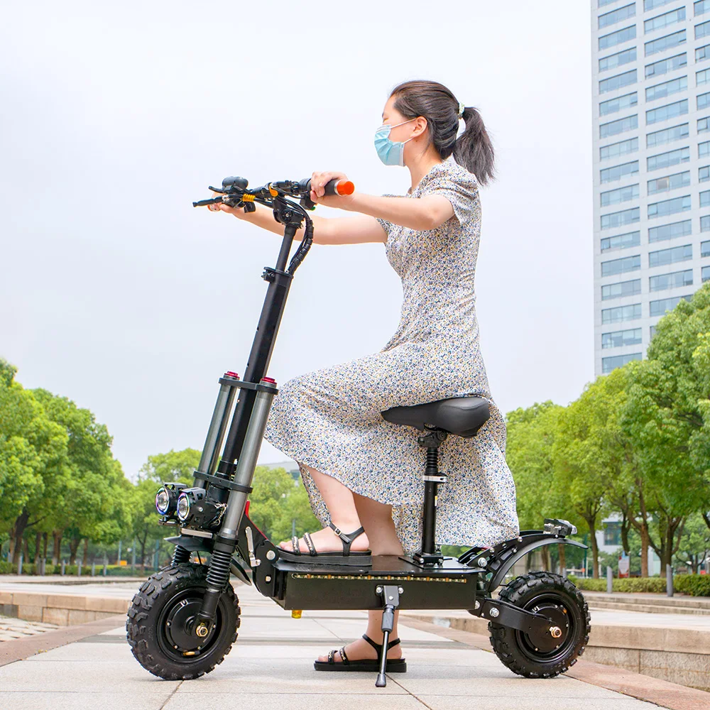 

Quick wheel Urban 52V 3000w 80Km Long Distance Powerfull Off Road Electric Scooter Two Wheel For Adults