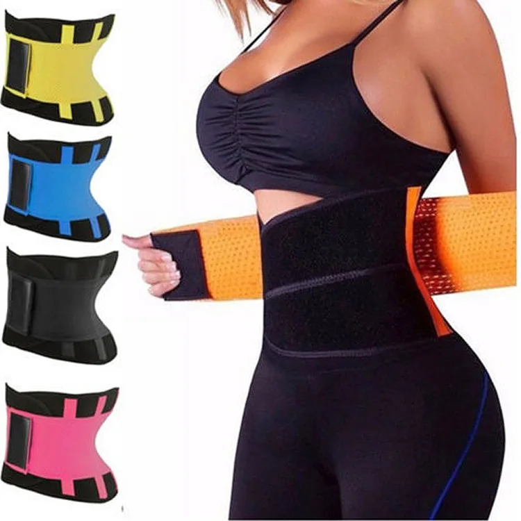 

High Quality Body Shaper Belt Stretch Breathable Fajas Colombianas Post Surgery Soft Shaper Girdles Colombian, Yellow, purple, green, blue, black, rose red, pink, orange