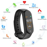 

M4 Smartwatch 2020 Sport Fitness Bracelet Smart Watch 0.96 inch Touch Screen M3 Smart Bracelet Christmas Gift Drop Shipping