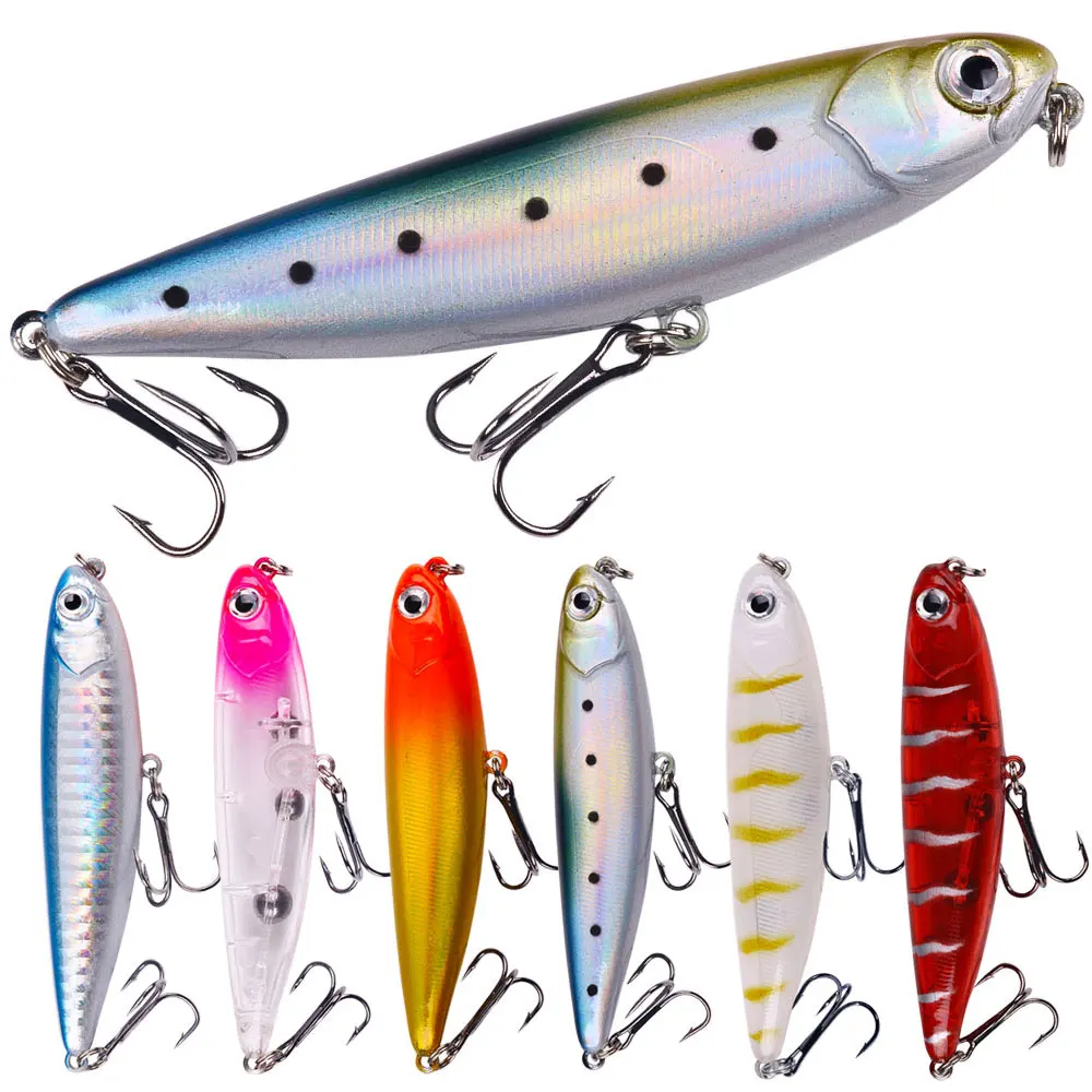 Hengjia New Arrival 9cm 11.5g Z Action Swimming Bass Trolling Pencil Lure for River Lake Stream Fishing of Marlin and Bream