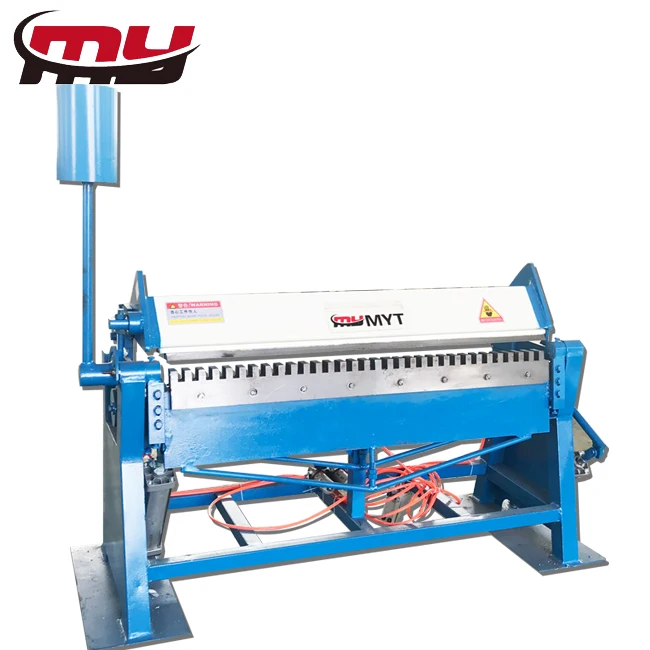 
MYT brand QTDF 1.5X1300 HVAC air duct sheet metal Pneumatic TDF folding machine manufacturer price 
