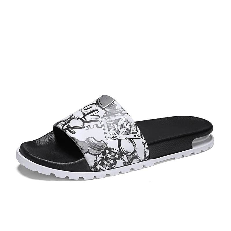 

2020 Air Cushion Outsole Oem Custom Emboss Slippers Sandals Rubber Slippers For Men