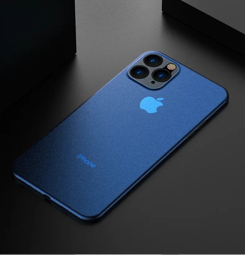 

case for iphone 12 ultra slim 0.3 mm matte, for iphone 12 pro max slim blue case