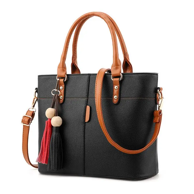 

Designer 2021 Pu Fashion Lady Tote Bag Genuine Leather Women Handbag Shoulder
