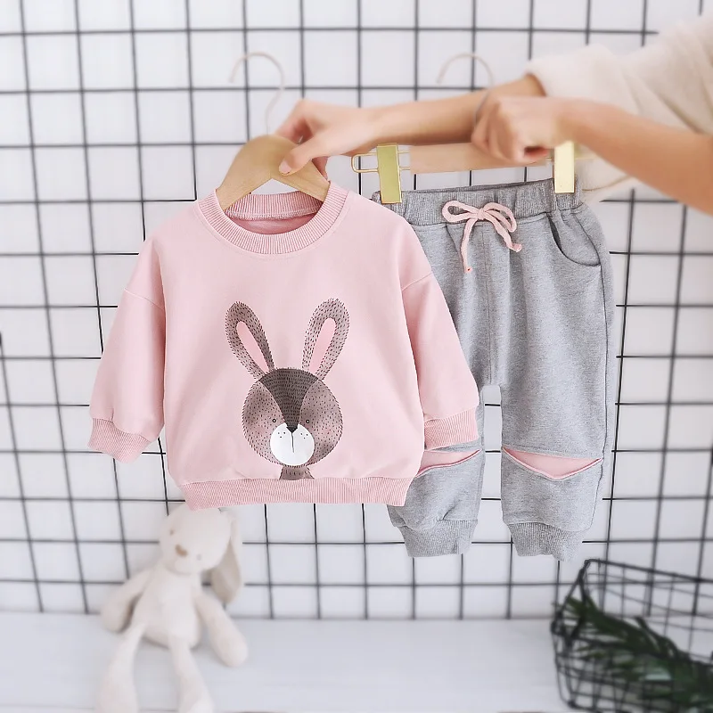 

Girl Baby Spring Suit Children's Spring And Autumn Children's Clothing Celebrity Clothes