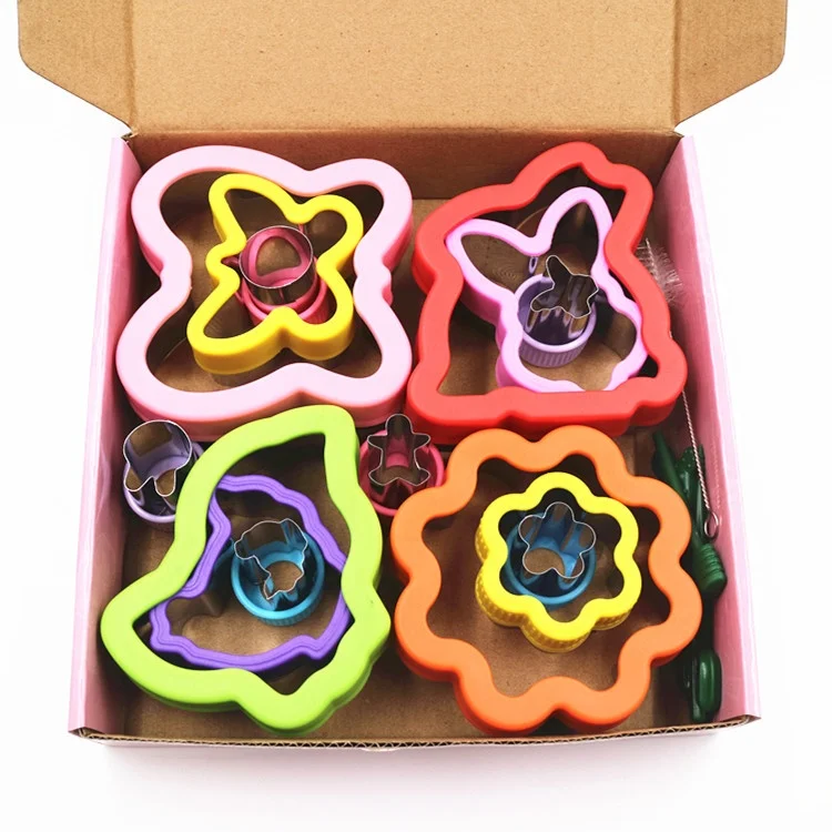 
Easter sandwich cutter set for kids metal pastry biscuit cookie veggie cutter mold 