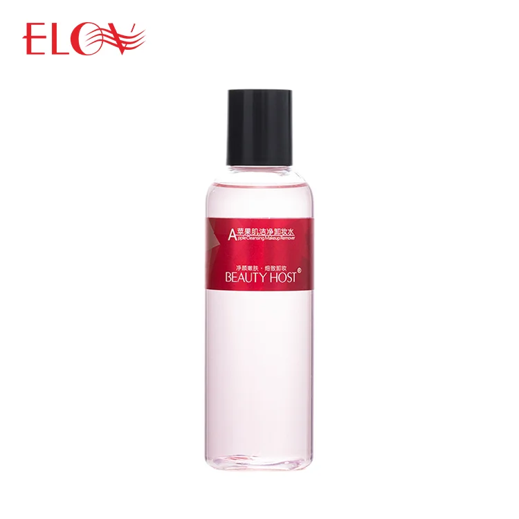 

OEM ODM Wholesale Natural Facial Cleanser Apple Makeup Remover Moisturizer Liquid Facial Cleansing Makeup Remover Water