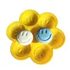 7 cavities smile face cake mold silicone chocolate making soap ice cream makers fondant rubber mould candy cube tray baking