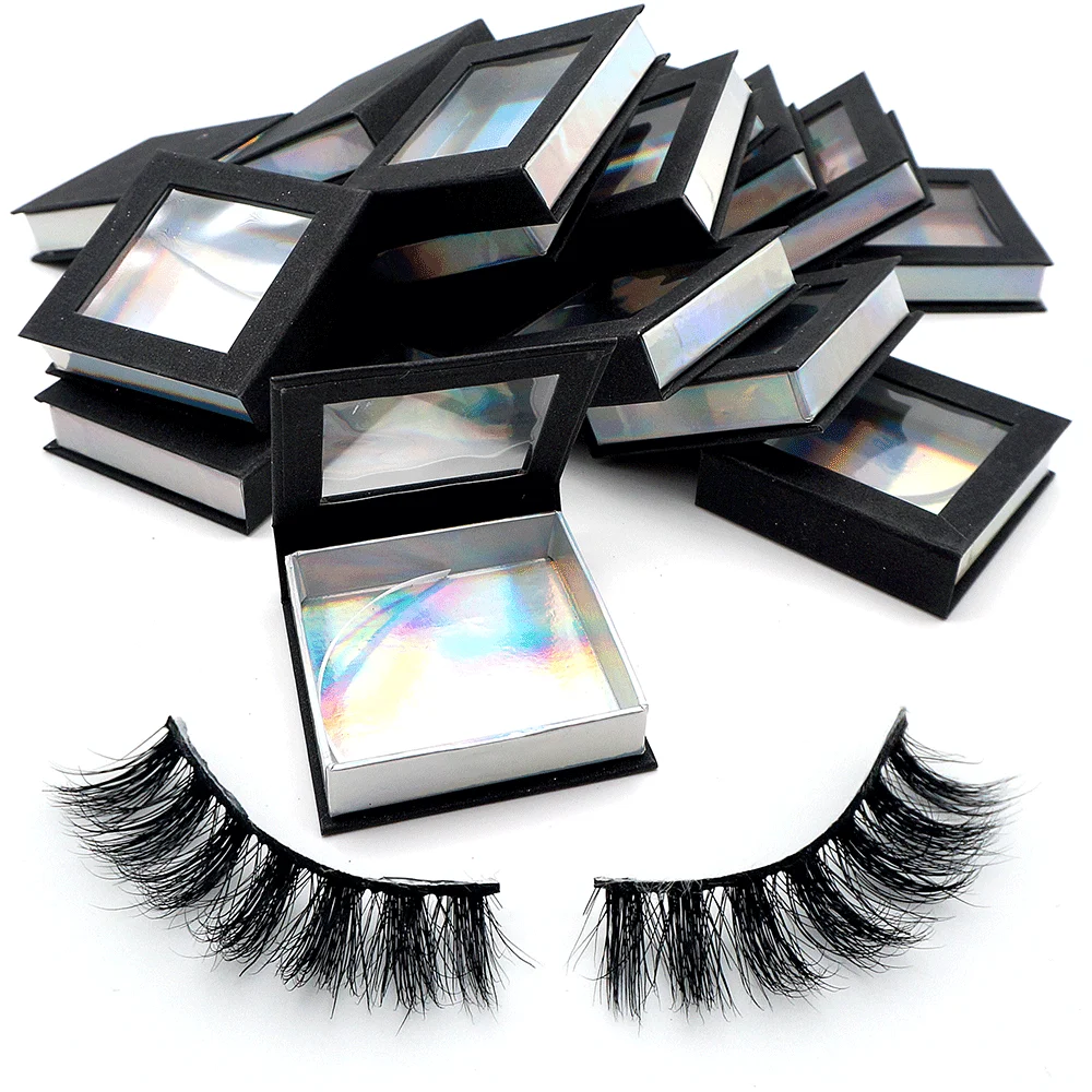 

Oem Eyelash Set Synthetic Individual Fluffy 25 Mm 3d False Strip Mink Eyelashes