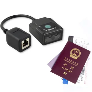 Highly Visible Laser Aimer USB RS232 Small OCR MRZ Passport Barcode Reader Scanner