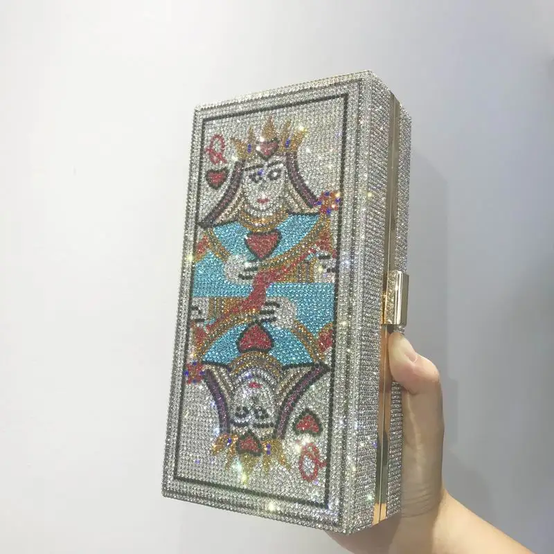 Queen clutch bag