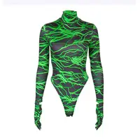 

Fall clothes long sleeve female body skin suit for woman