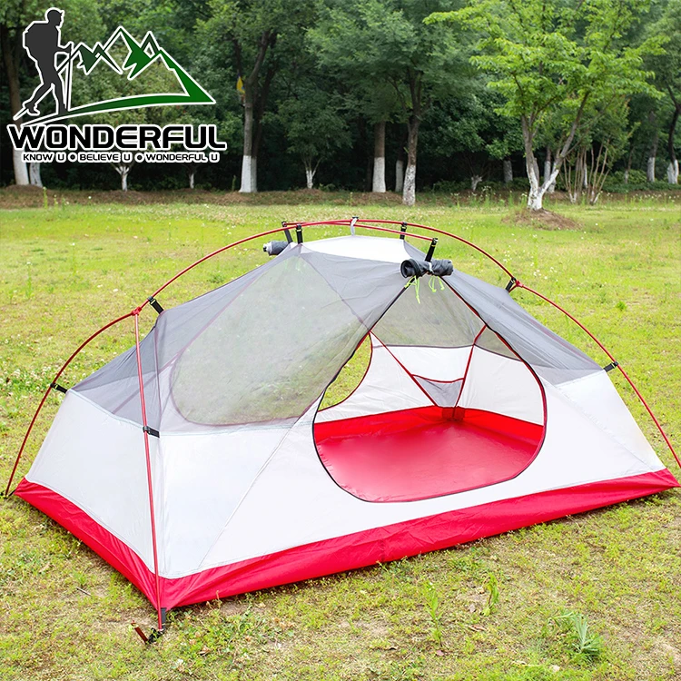 

Automatic Ultra Light 2 Person Double Layers Outdoor Travel Full Automatic Rainproof Camping Pop Up Tent