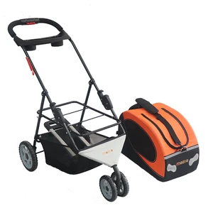 Image of Hot selling 2 in 1 function child toy 3 wheels cat dog 3 pet stroller