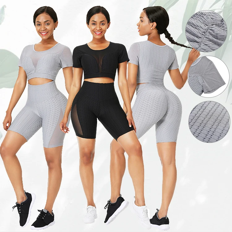 

Women Two Piece Set Wholesale Two Piece Set Workout Clothing Yoga Suit Sport Wear