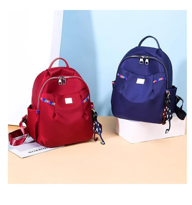 

waterproof nylon bagpack school bag fashion shoulders bag