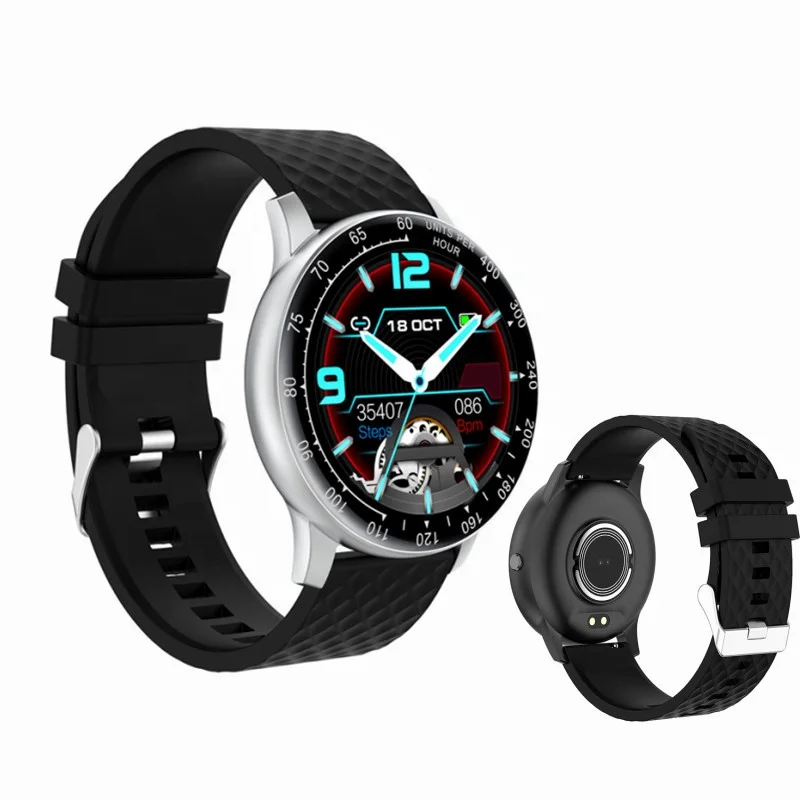

China Supplier 2021 smartwatch CE Touch Screen waterproof watch smart Round BT call & Music Sport smart watch