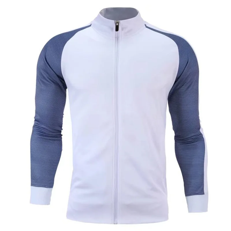 

Autumn Winter Men'S Stand Collar Long-Sleeved Sports Clothing Kid'S Football Fitness Running Training & Jogging Jacket, Customized color