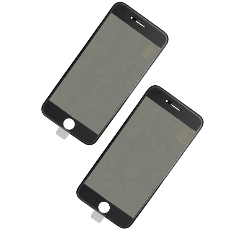 

Drop shipping Outer screen front glass with frame and oca Original polarizer for iphone 6S