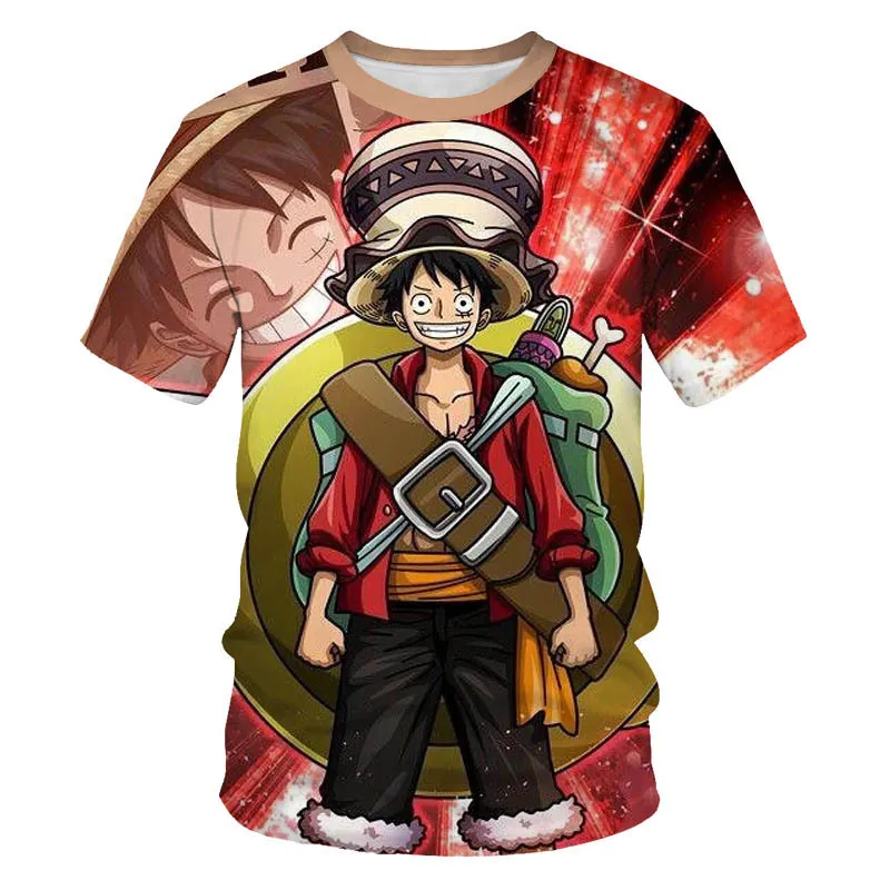 Slik And Cotton Anime Tshirt One Piece Anime Tshirt T Shirt One Piece