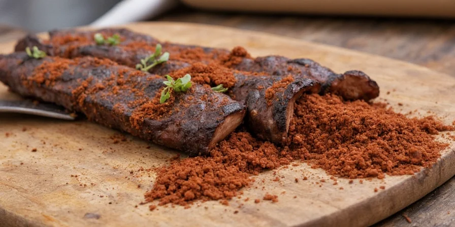 Grill master mixing homemade dry rub