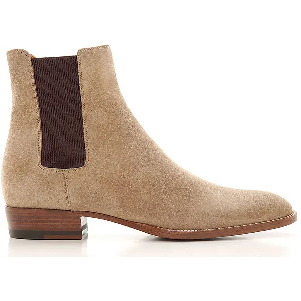 

2021FW men footwera ankle booets chealsea pointed toe suede men shoes