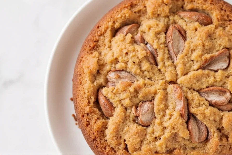 Step-by-step cinnamon cake baking process showing batter preparation and finished cake