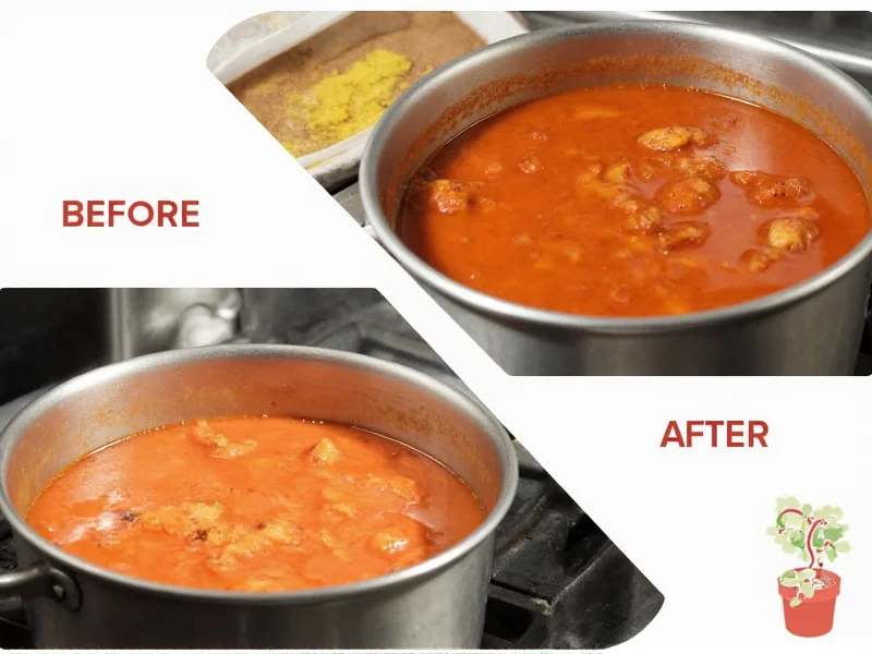 Soup troubleshooting guide showing before and after texture fixes