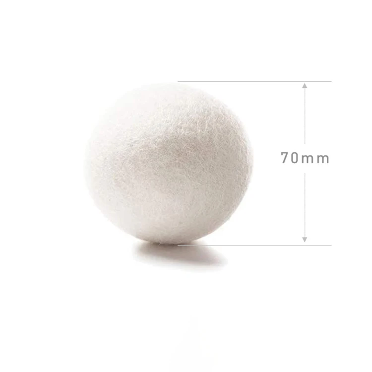 

Whitecat trending 2020 Eco-Friendly Organic Dryer Wool Balls From Factory Manufacturer, White