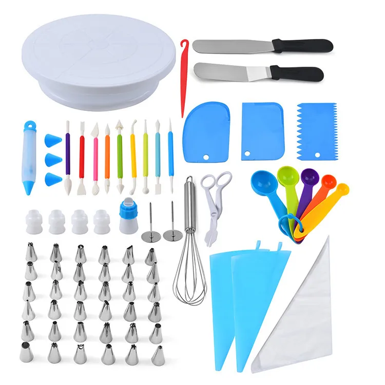 

Multifunction baking tool 66 pieces set cake tool almighty cake decorating accessories for baking