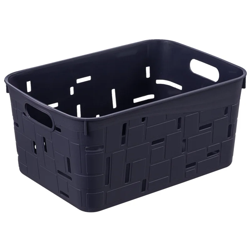 

New home desktop debris sorting storage basket, PP plastic hollow rectangular ins storage basket.