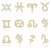 

Customized various style zodiac sign earrings for women