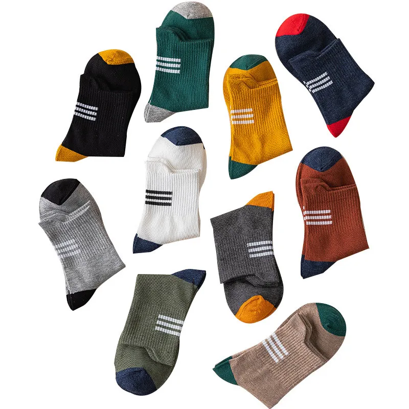 

Stockings Men's Stockings Men's Autumn and Winter Cotton Deodorant and Sweat Absorbing Long Cotton Sports Basketball Socks