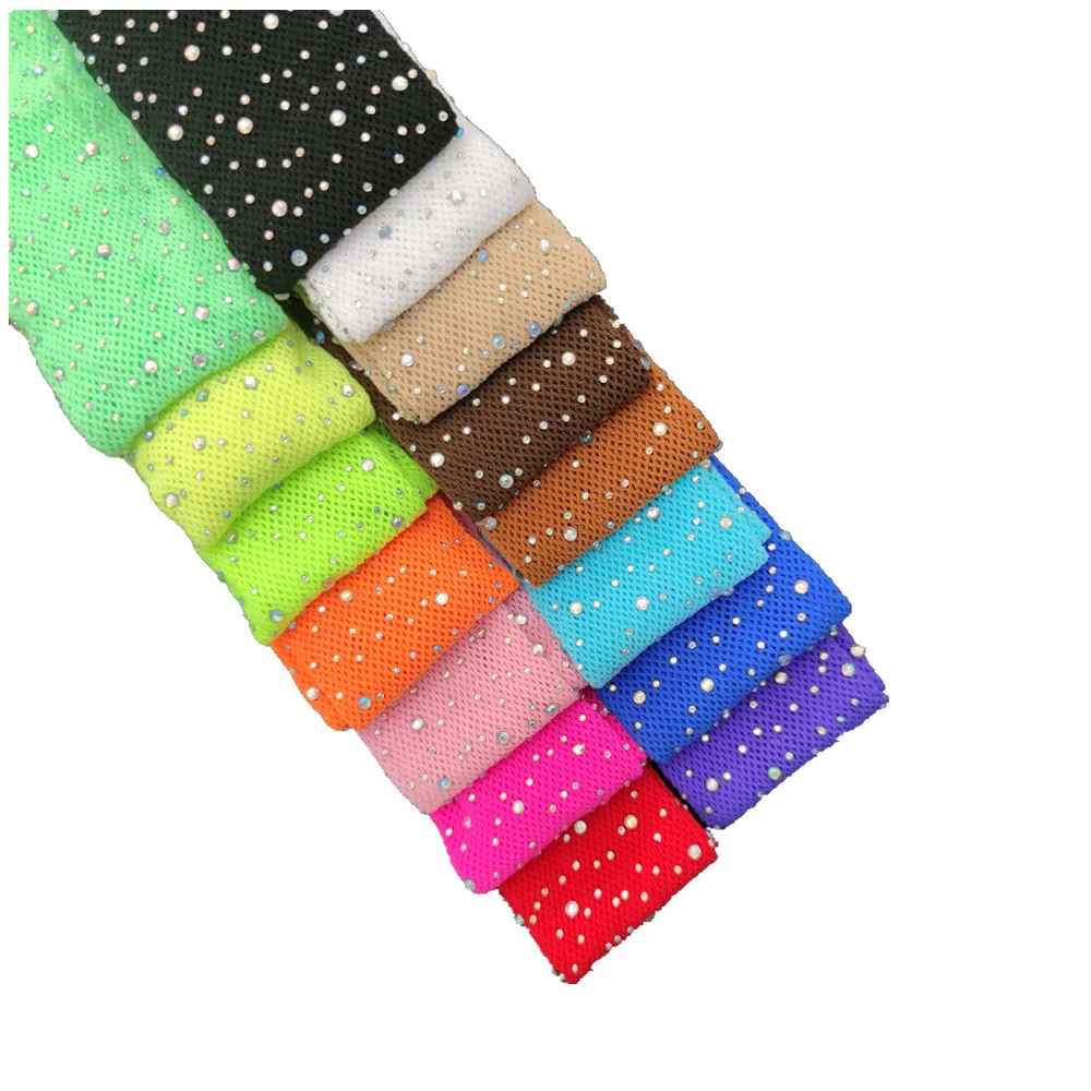 

20 Colors Fashion Toddler Kids Mesh Fishnet Net Rhinestone Bling Glitter Bedazzled Tube Socks Tights Stockings Girls Pantyhose