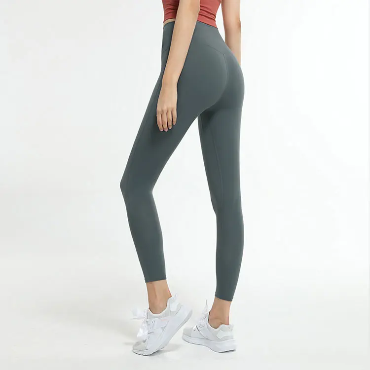

QUICK DRY Seamless Smooth Butt Lift High Waist Women Nylon Yoga Pants Leggings
