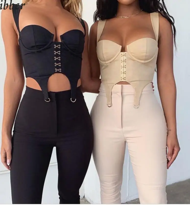 

2021 Summer Cheapest Sexy halter vest sleeveless corset tank top for ladies