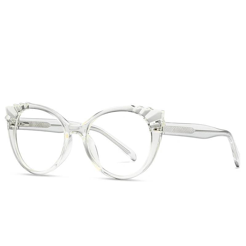 

Prescription Frames Clear Frame Anti-Blue Round Optical Blue Light Blocking High Quality Glasses, Shown