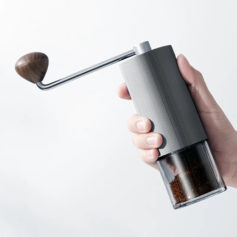 

Mini hand manual coffee grinder S02 propeller hand coffee grinder stainless steel burr coffee mill