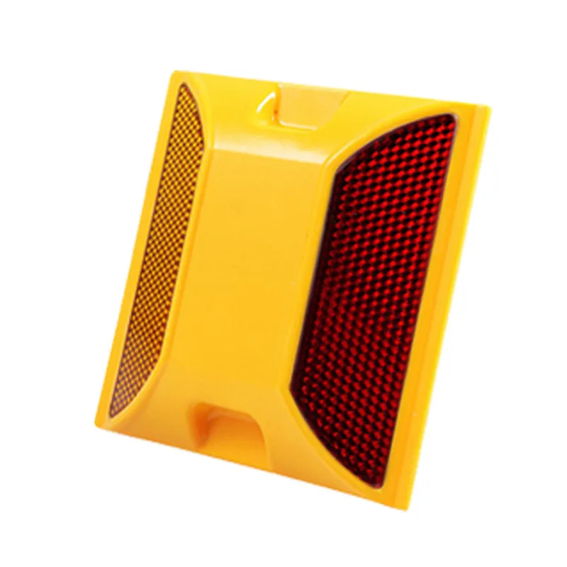 Road Studs Reflector Film Angle Roadsafe Plastic Reflect Round Yellow Raised Reflective Road Stud