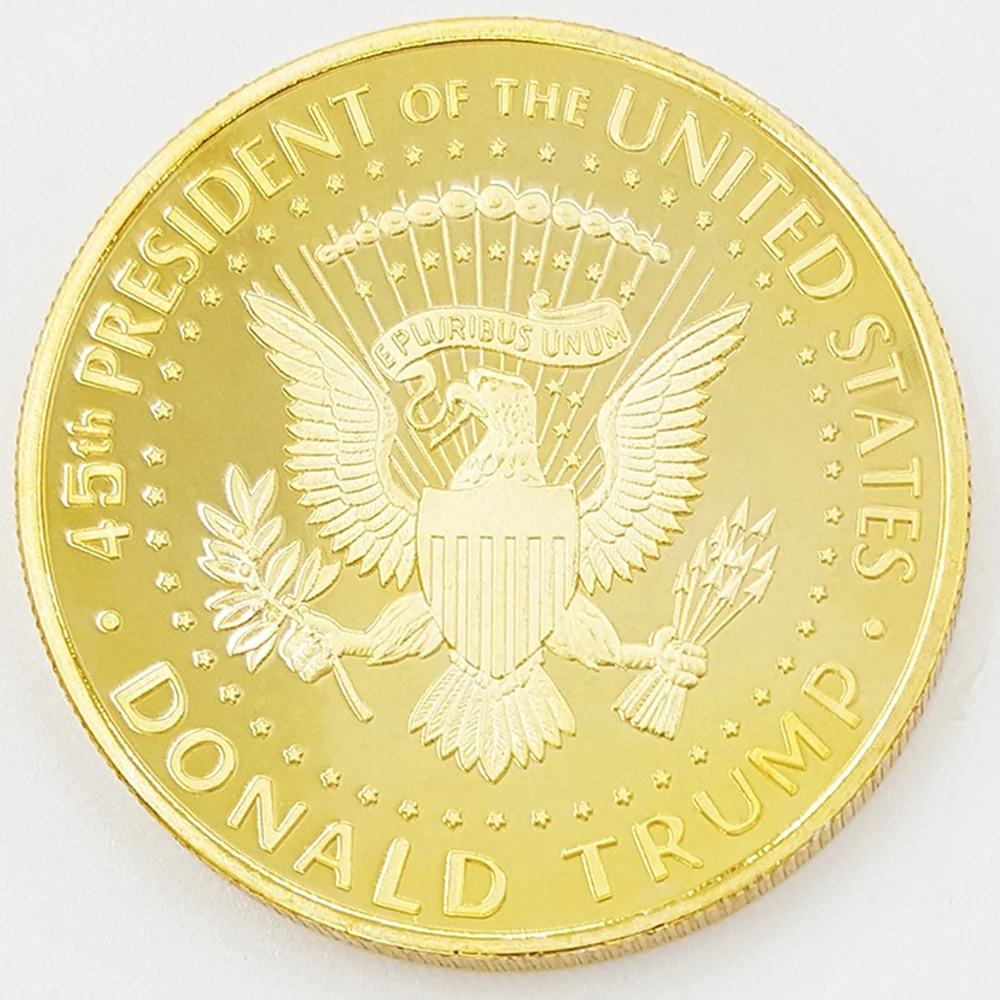 Custom 24k Gold Presidential Donald Trump Donald Trump Coin - Buy ...